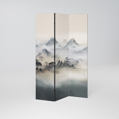 HIDDEN TEMPLE MIST Dekorativ rumsavdelare – 3 paneler
