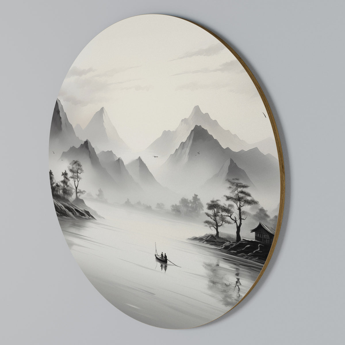 ASIAN VENTURE Round Wall Art
