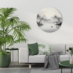 ASIAN VENTURE Round Wall Art