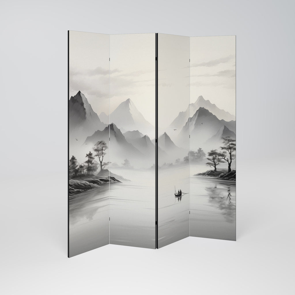 ASIAN VENTURE 4-Panel Room Divider