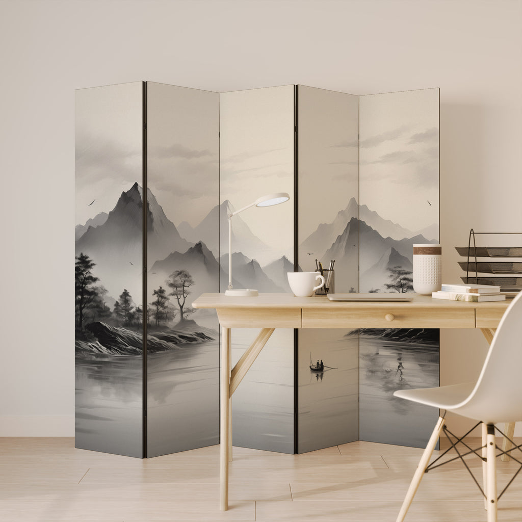 ASIAN VENTURE 5-Panel Room Divider