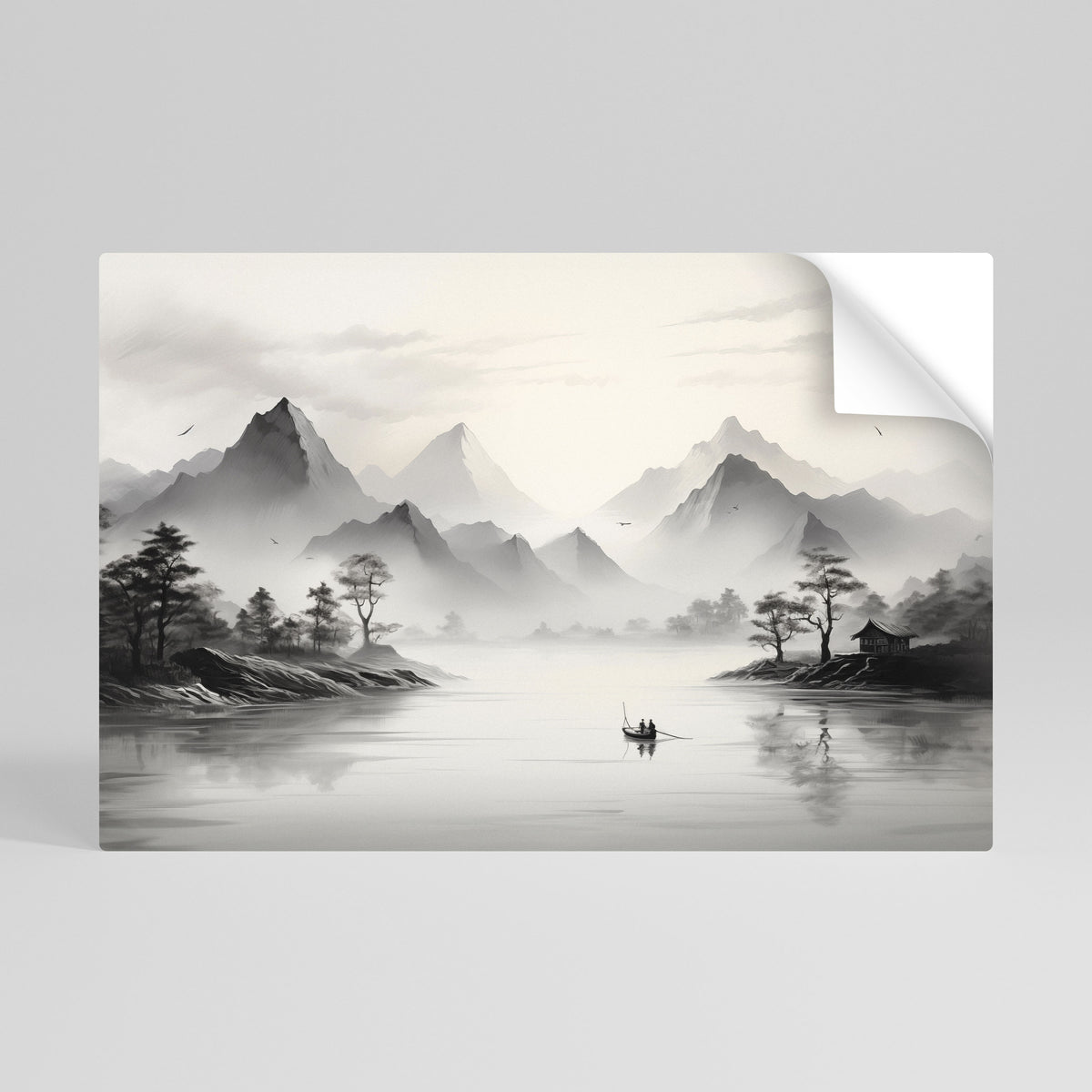 ASIAN VENTURE Självhäftande Horisontell Poster