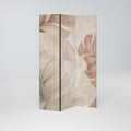 SOFT TONES OF FOLIAGE Dekorativ rumsavdelare – 3 paneler