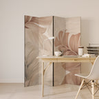 SOFT TONES OF FOLIAGE Rumsavdelare 4 paneler