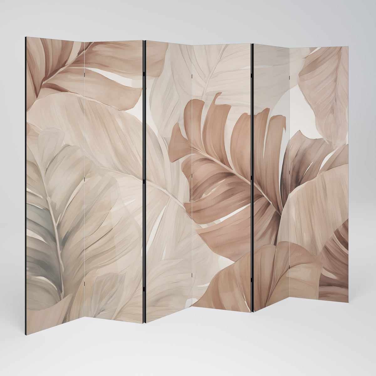 SOFT TONES OF FOLIAGE 6-Panel Room Divider
