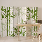 SERENE BAMBOO WHISPERS 6-Panel Room Divider