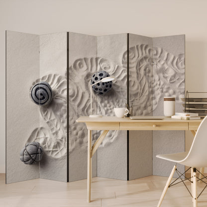 SAND SCULPTED SERENITY Rumsavdelare 6 paneler