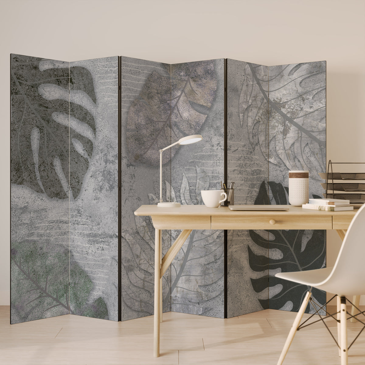 VINTAGE GREENERY Rumsavdelare 6 paneler