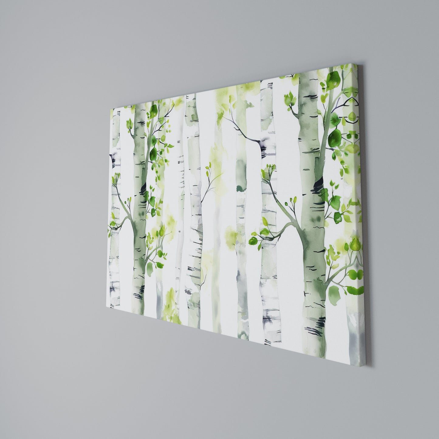 BIRCHY SOLACE Horizontal Canvas Print