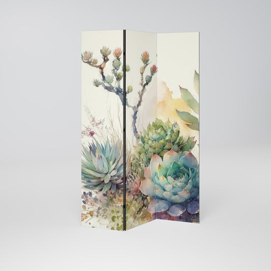 SECRET GARDEN Dekorativ rumsavdelare med 3 paneler