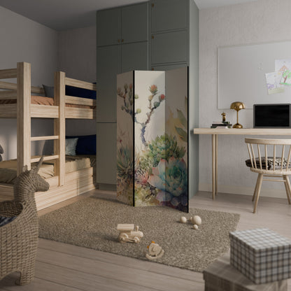 SECRET GARDEN Dekorativ rumsavdelare med 3 paneler