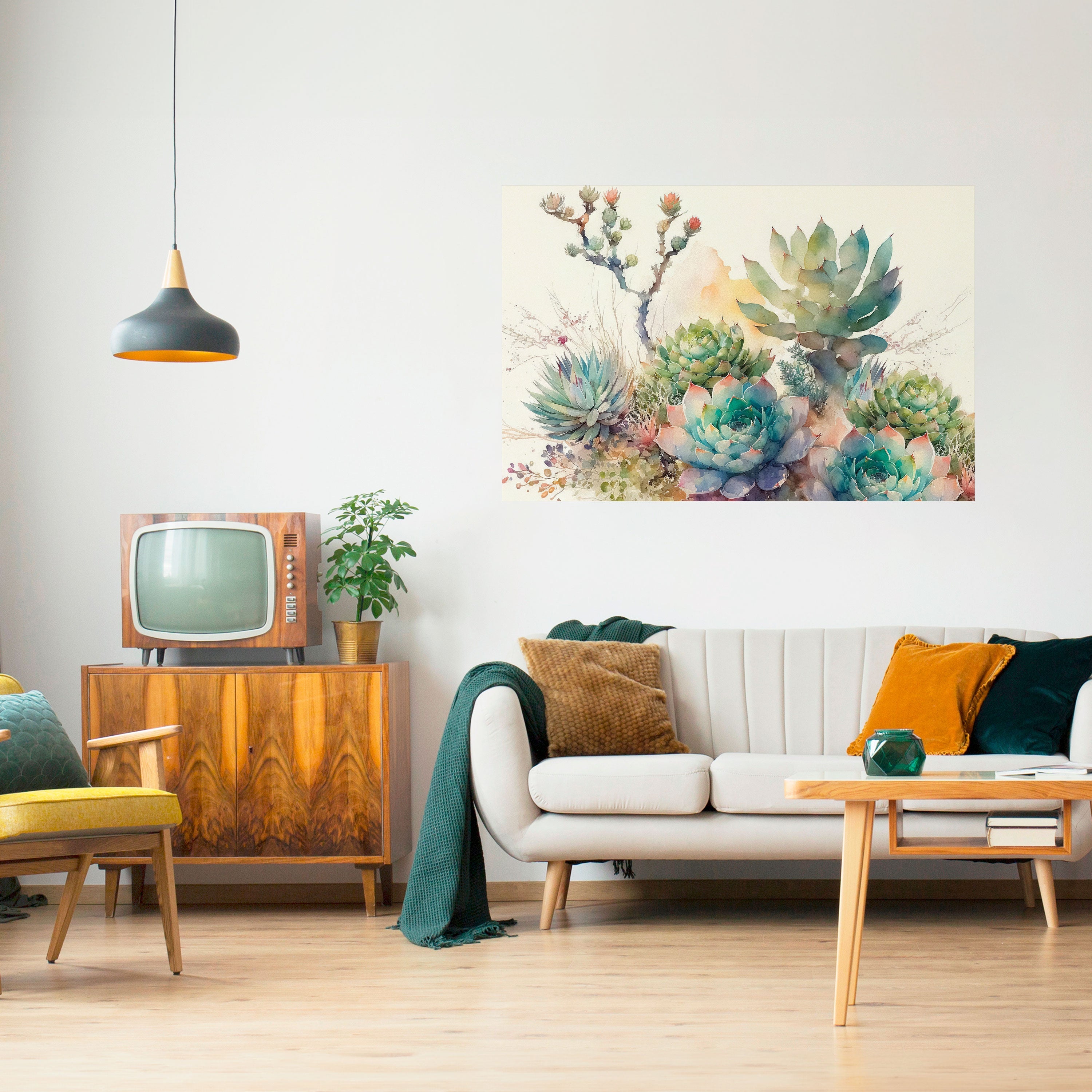 HEMLIG TRÄDGÅRD, skalbar och självhäftande poster