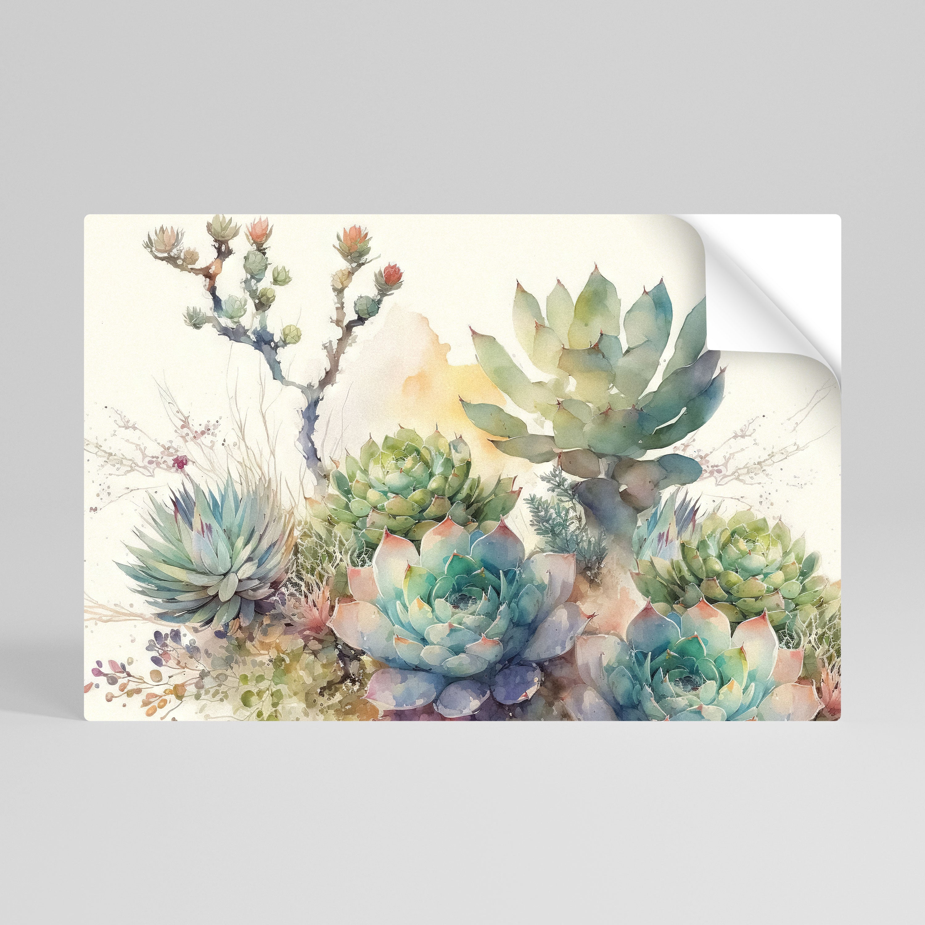 SECRET GARDEN Peel and Stick Horizontal Poster