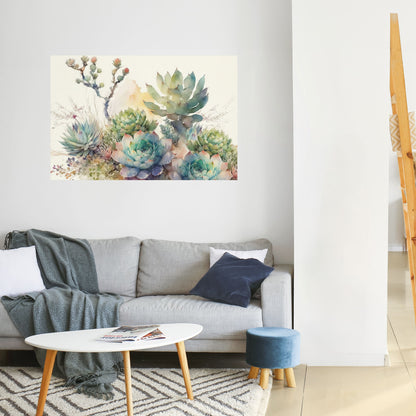 SECRET GARDEN Peel and Stick Horizontal Poster