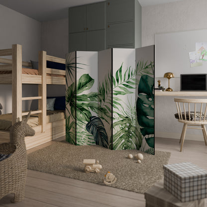 MONSTERA DREAM Dekorativ rumsavdelare – 5 paneler