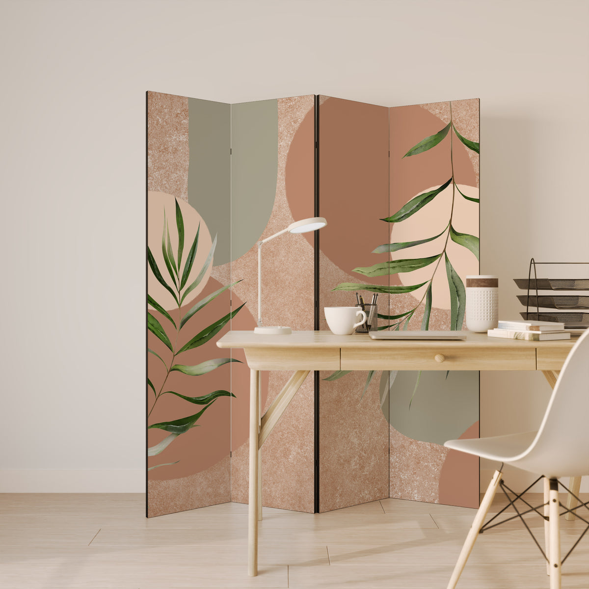SENSUAL NATURE'S TAPESTRY Rumsavdelare 4 paneler