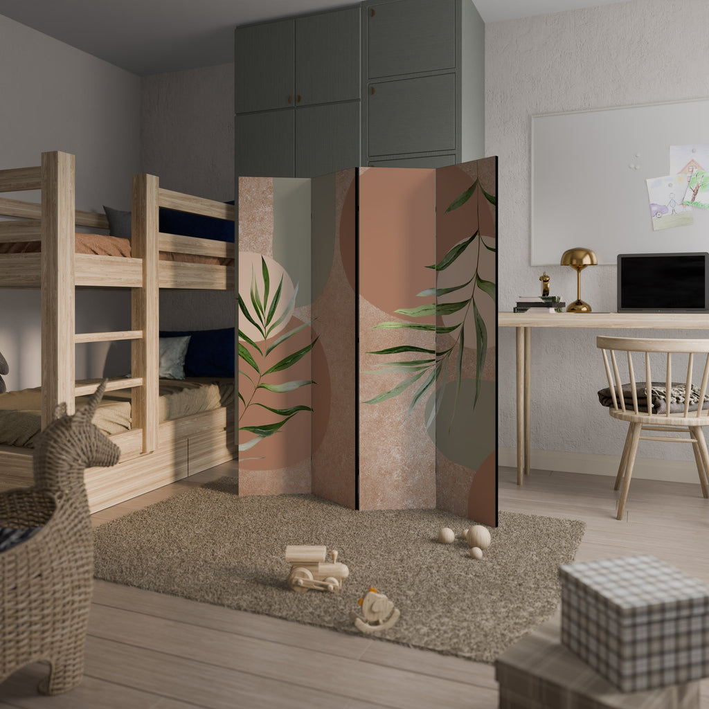 SENSUAL NATURE'S TAPESTRY Dekorativ rumsavdelare med 4 paneler