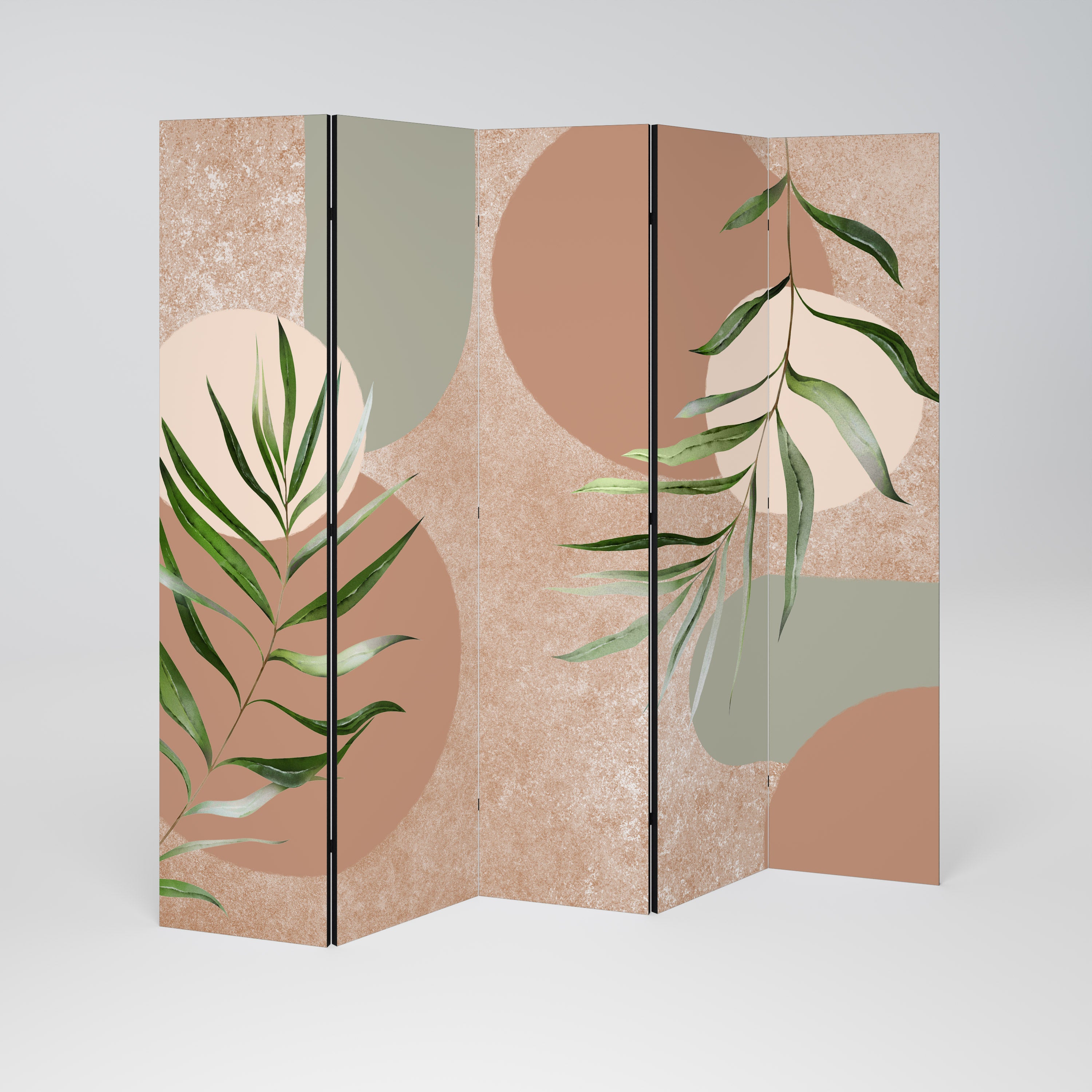 SENSUAL NATURE'S TAPESTRY Dekorativ rumsavdelare – 5 paneler