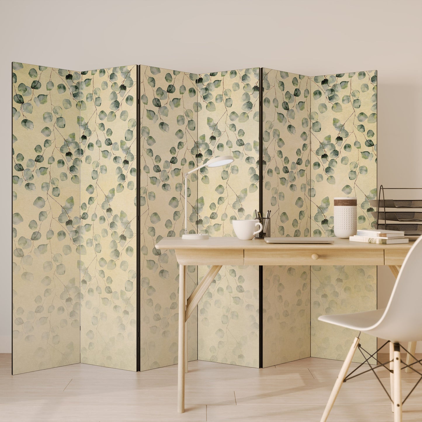 HIDDEN GARDEN TESSERACT Decorative 6-Panel Room Divider