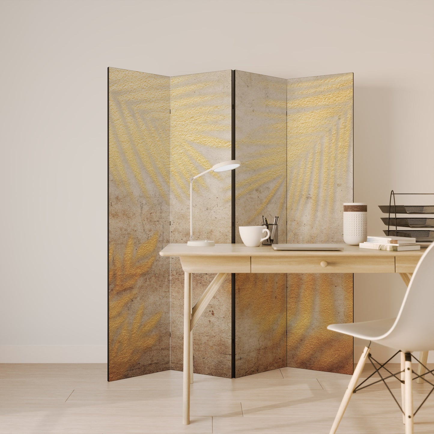 SUNSHADOW DREAMSCAPE Decorative 4-Panel Room Divider