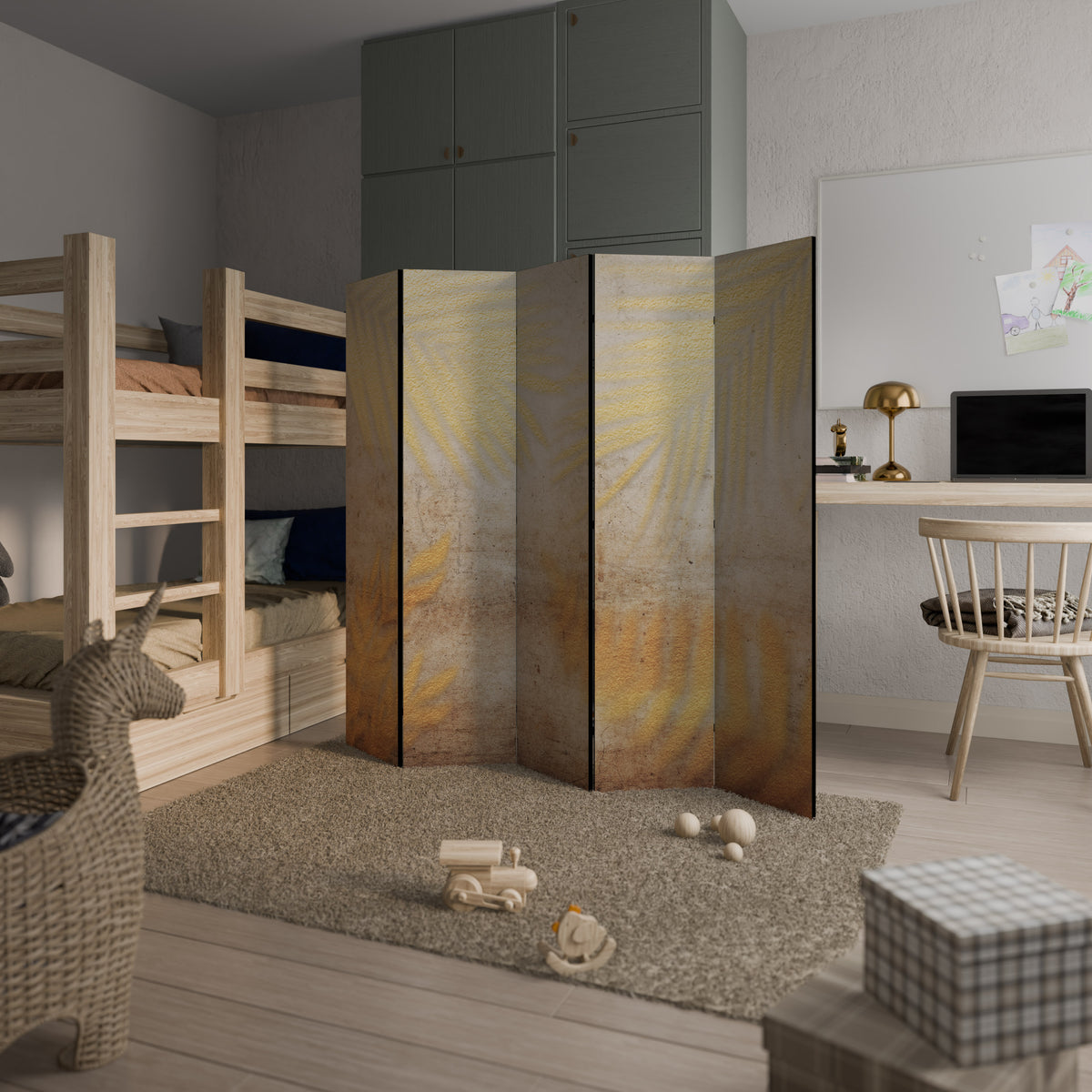 SUNSHADOW DREAMSCAPE 5-Panel Room Divider