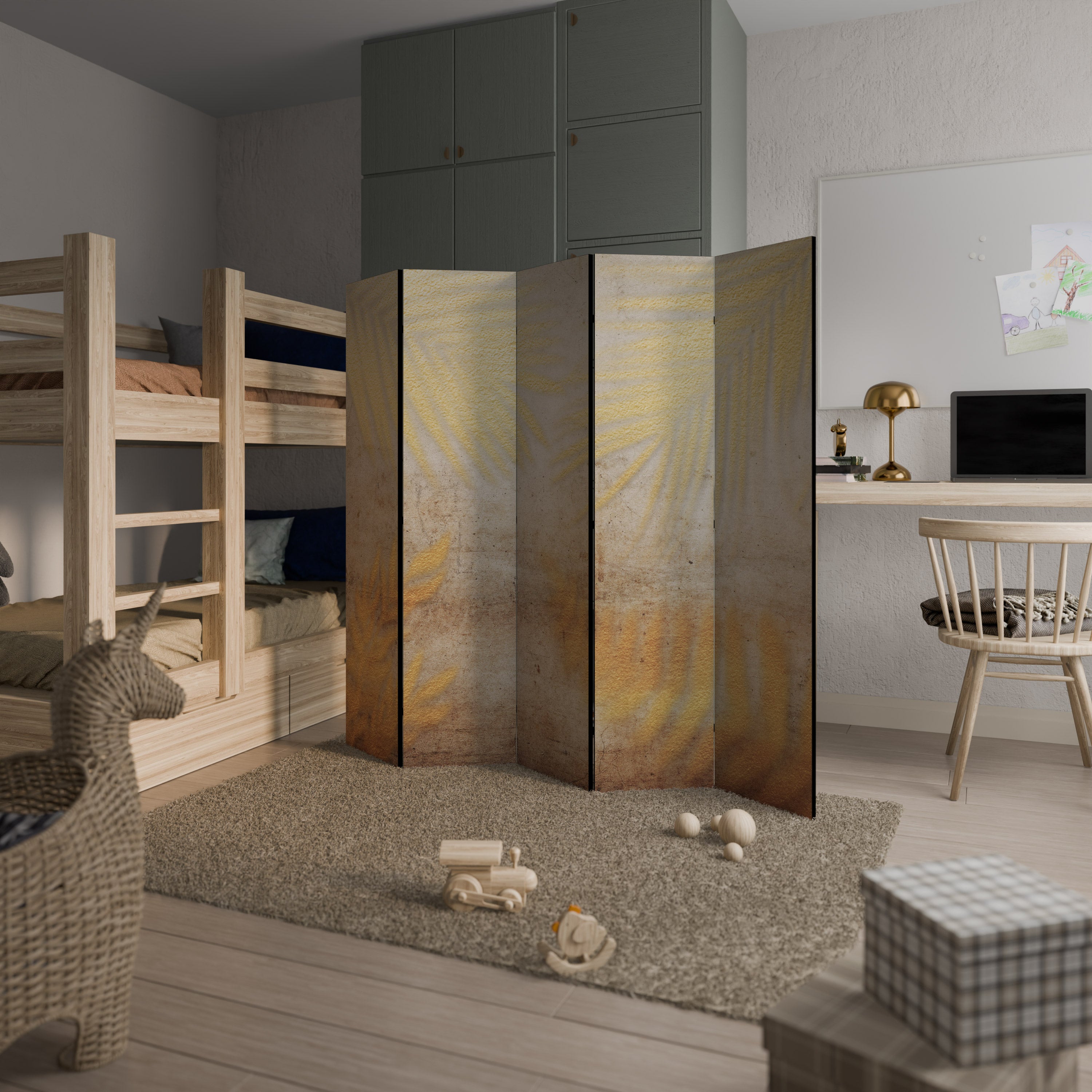 SUNSHADOW DREAMSCAPE Dekorativ rumsavdelare – 5 paneler