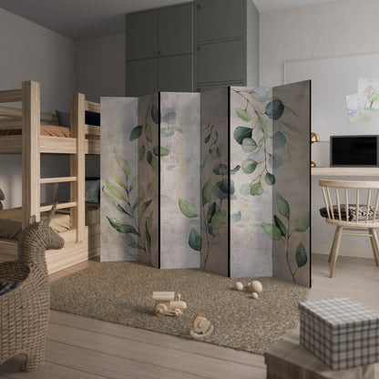 PEACEFUL SPRIGS Decorative 6-Panel Room Divider