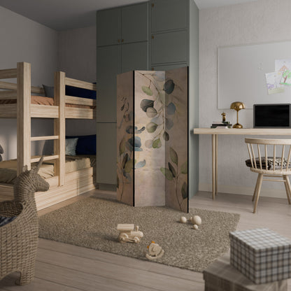 SOFT EARTHEN EMBRACE Decorative 3-Panel Room Divider