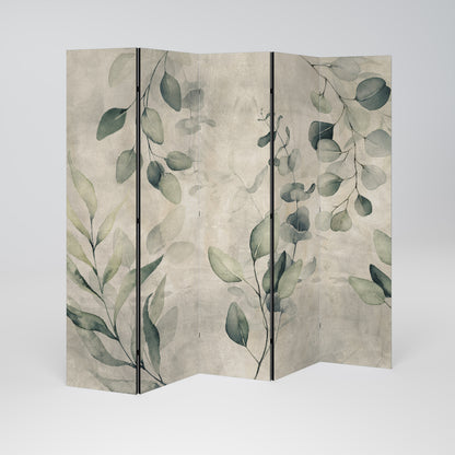 EARTHY TONED ELEGANCE Dekorativ rumsavdelare – 5 paneler