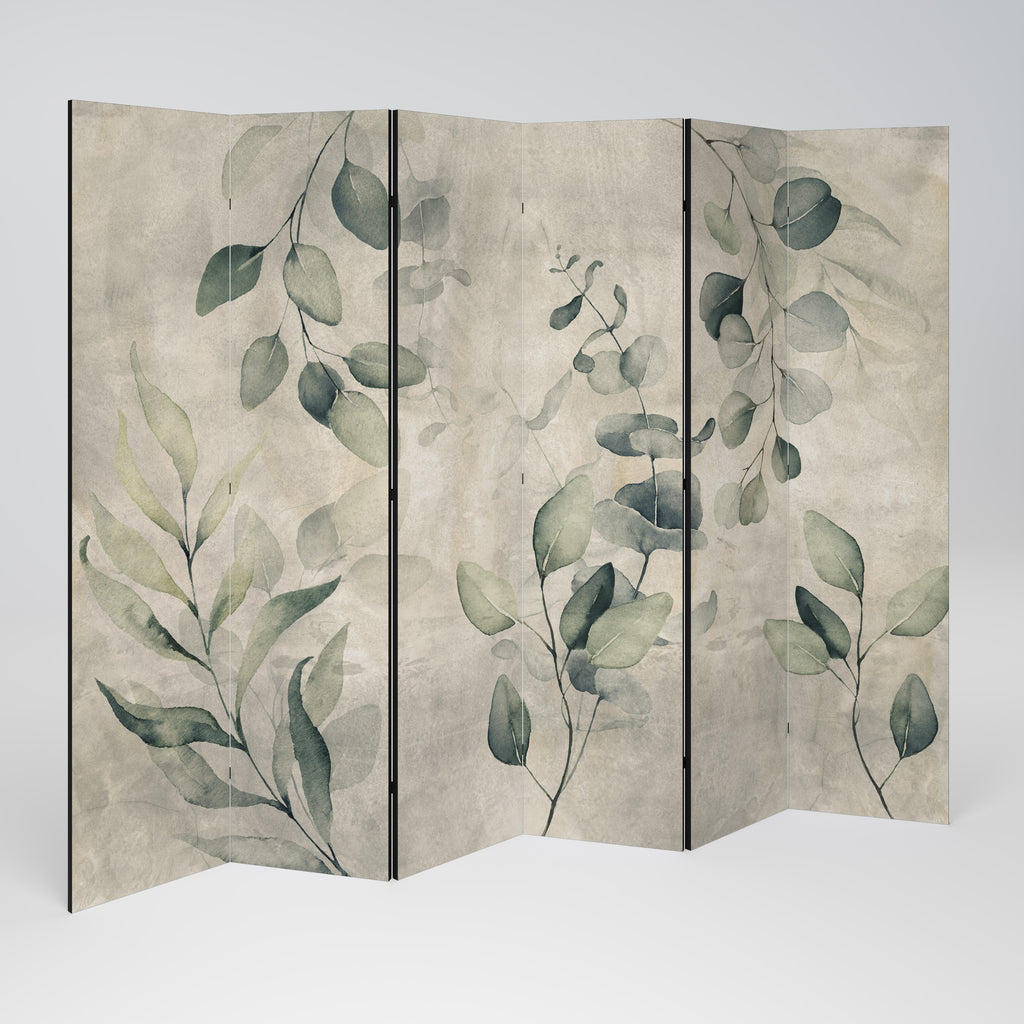 EARTHY TONED ELEGANCE 6-Panel Room Divider