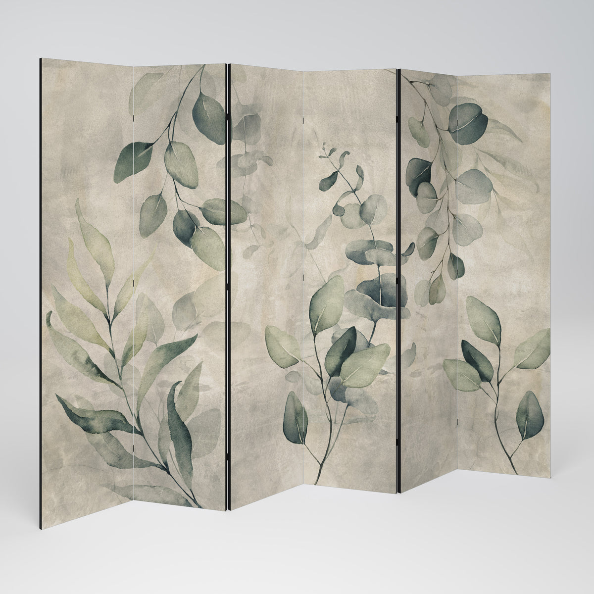 EARTHY TONED ELEGANCE Rumsavdelare 6 paneler