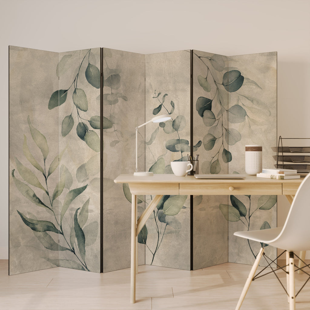 JORDNÄR ELEGANS Dekorativ rumsavdelare med 6 paneler