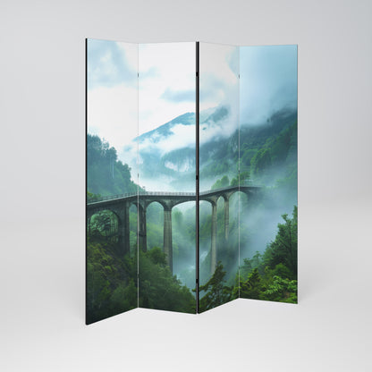 MISTY MOUNTAIN BRIDGES Rumsavdelare 4 paneler