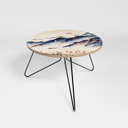 JAPANESE LANDSCAPE Small Coffee Table