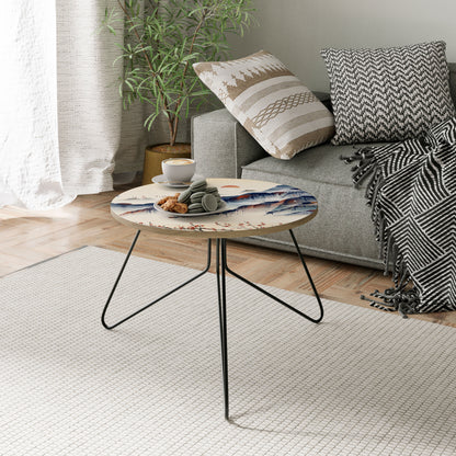 JAPANESE LANDSCAPE Small Coffee Table