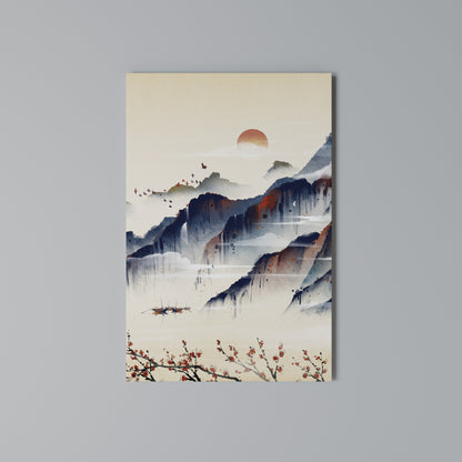 JAPANESE LANDSCAPE Vertical Canvas Print