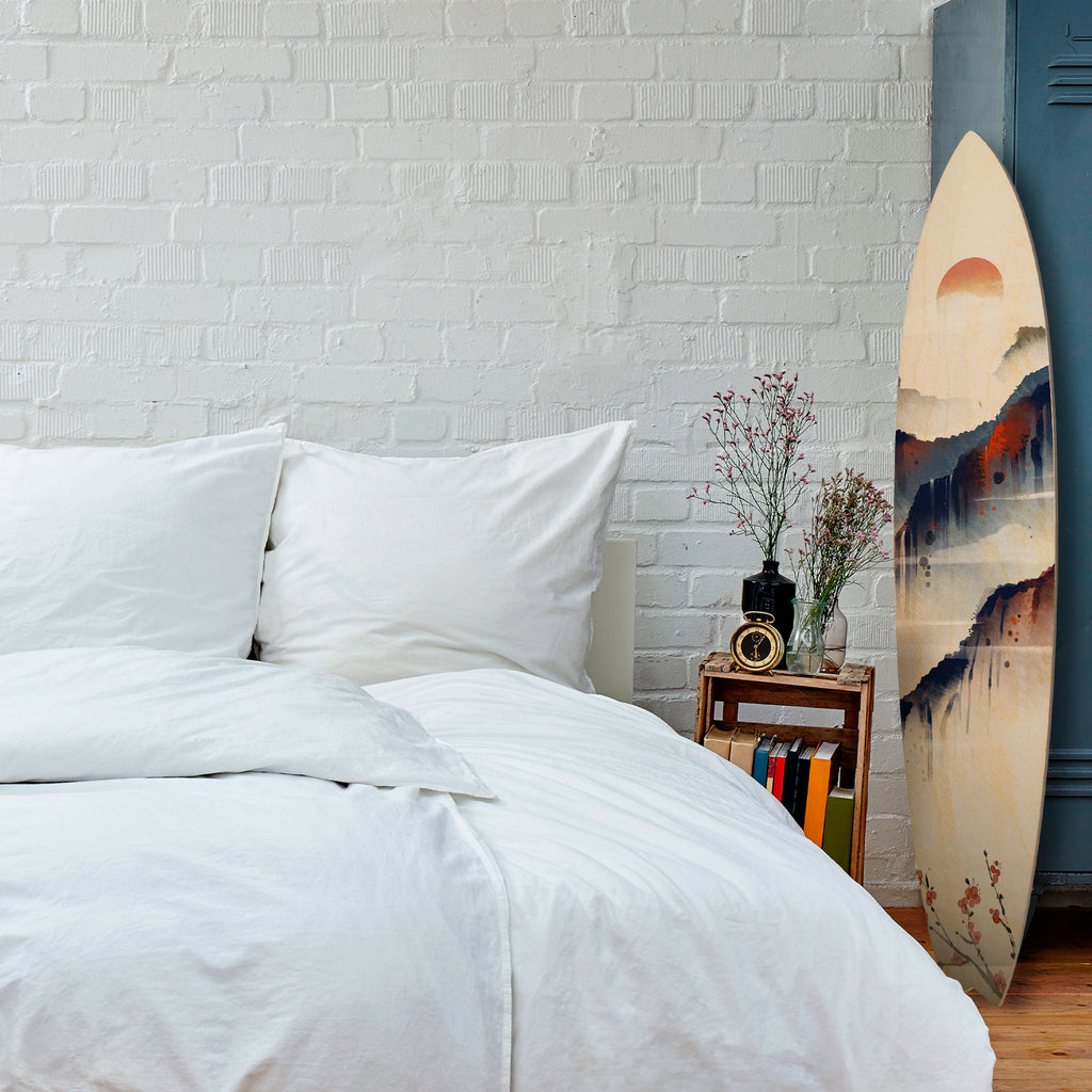 JAPANESE LANDSCAPE Dekorativ Surfbräda