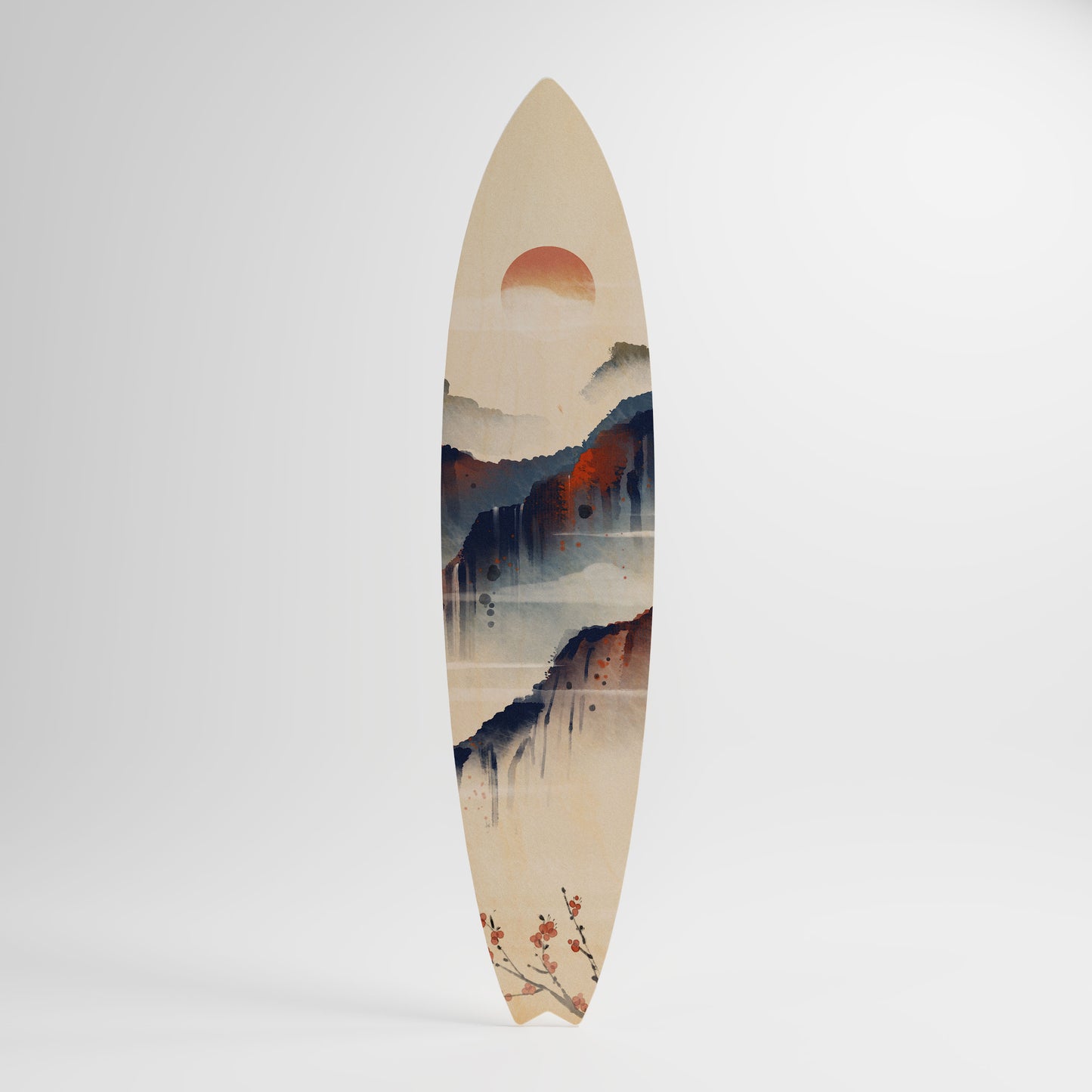 JAPANESE LANDSCAPE Dekorativ Surfbräda