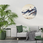 JAPANESE LANDSCAPE Round Wall Art