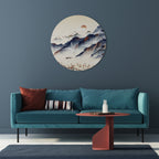 JAPANESE LANDSCAPE Round Wall Art