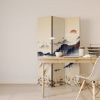 ORIENTAL LANDSCAPE Dekorativ rumsavdelare – 3 paneler