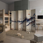 ORIENTAL LANDSCAPE Rumsavdelare 6 paneler