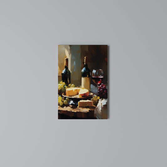 VINTAGE VINEYARD LUXURY Vertical Canvas Print
