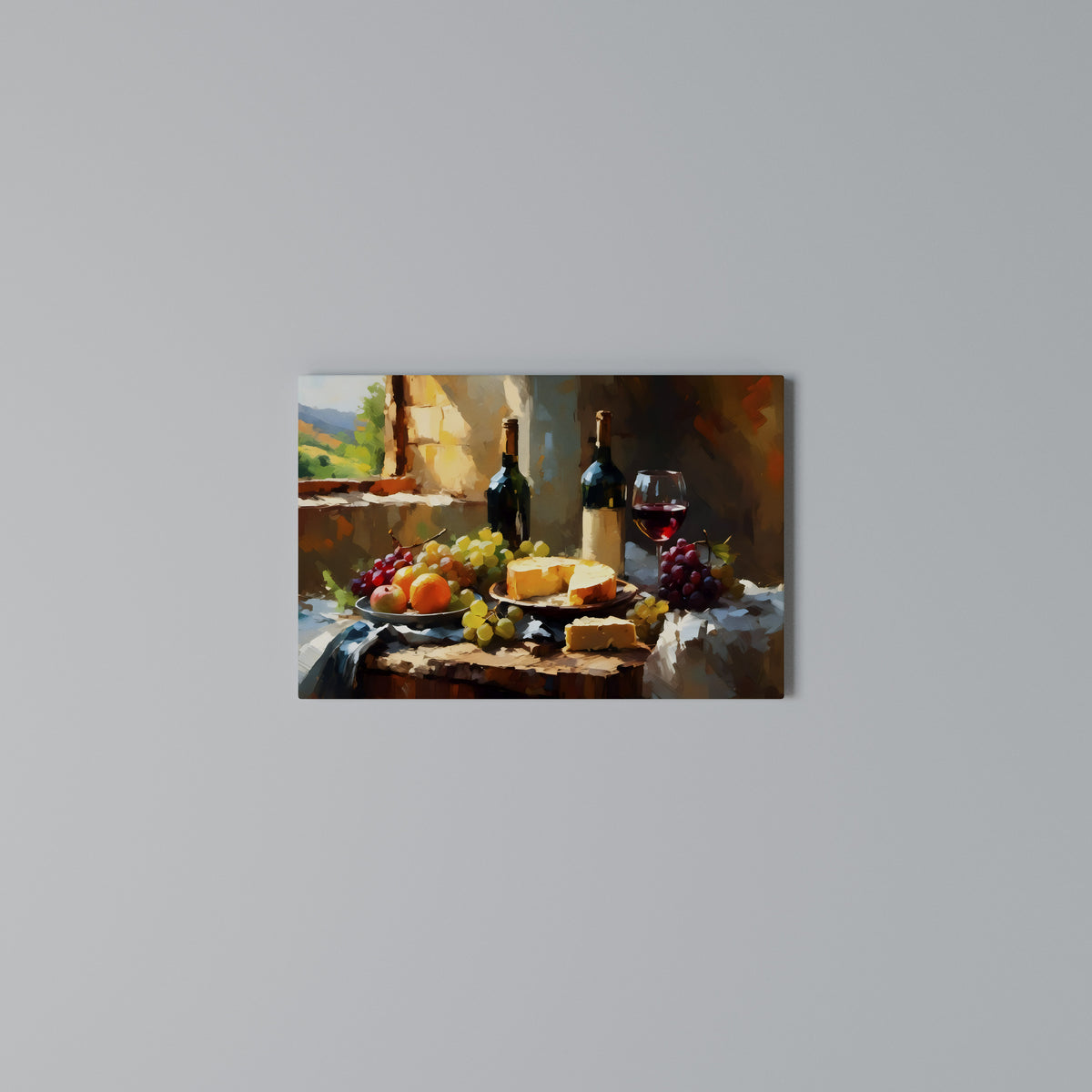 VINTAGE VINEYARD LUXURY Horizontal Canvas Print