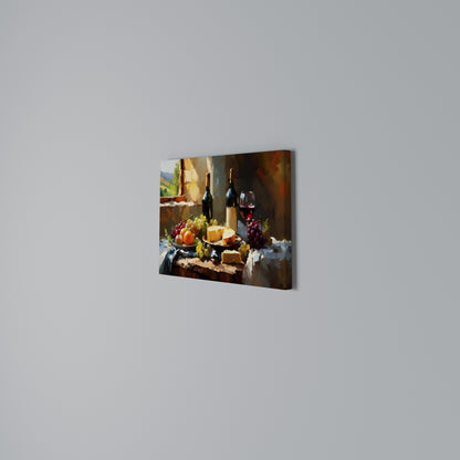 VINTAGE VINEYARD LUXURY Horizontal Canvas Print