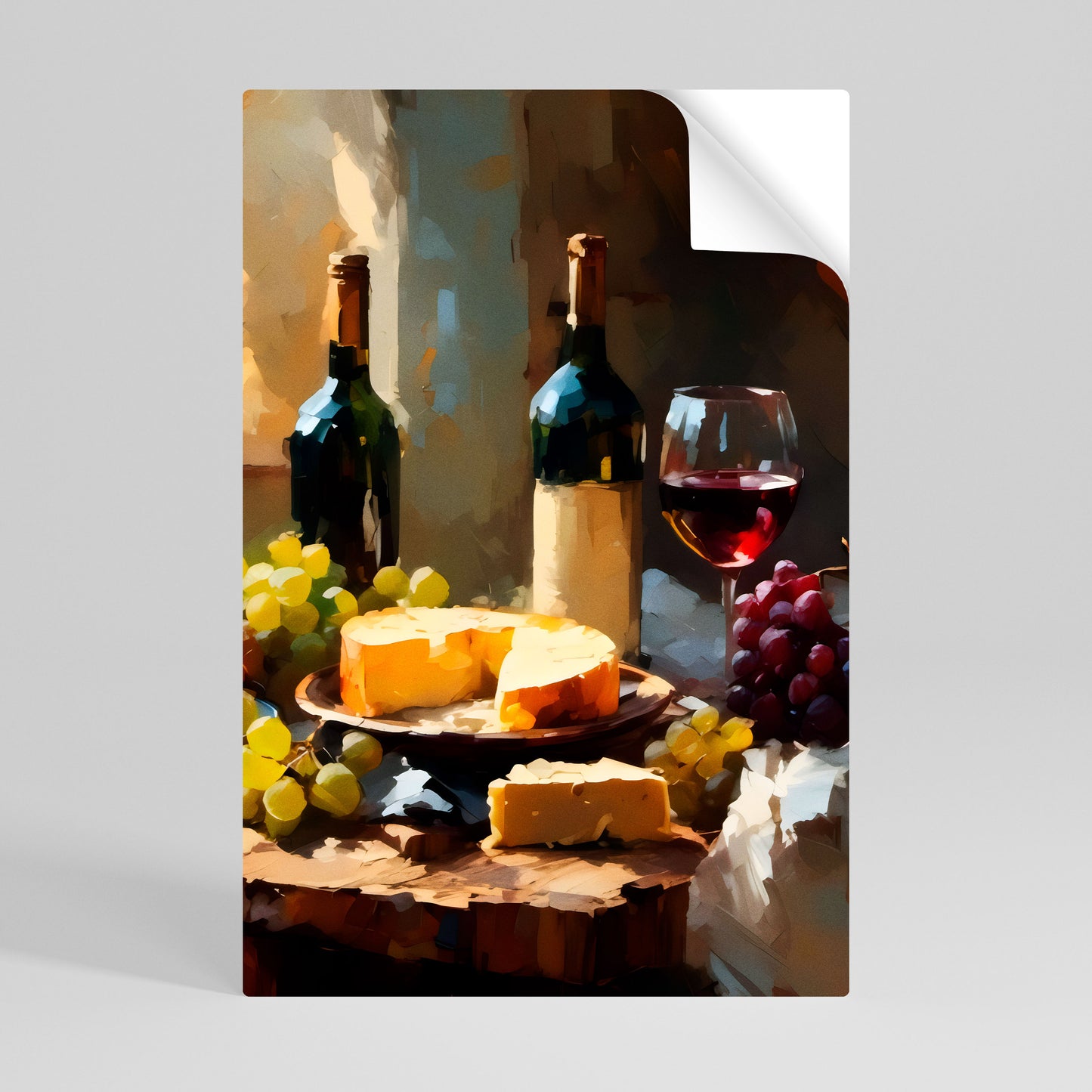 VINTAGE VINEYARD LUXURY Självhäftande Vertikal Poster