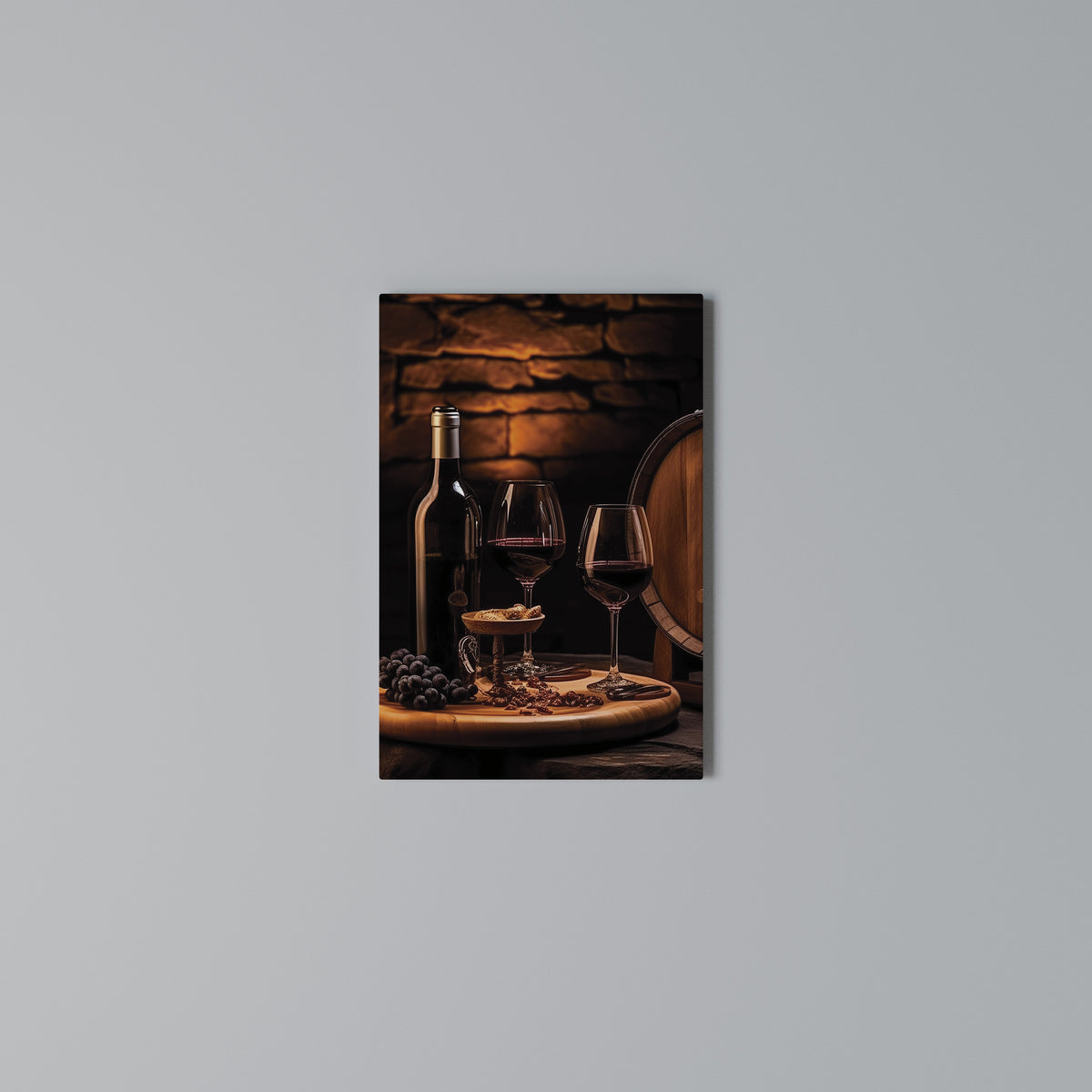 VINTAGE VIGNETTE Vertical Canvas Print