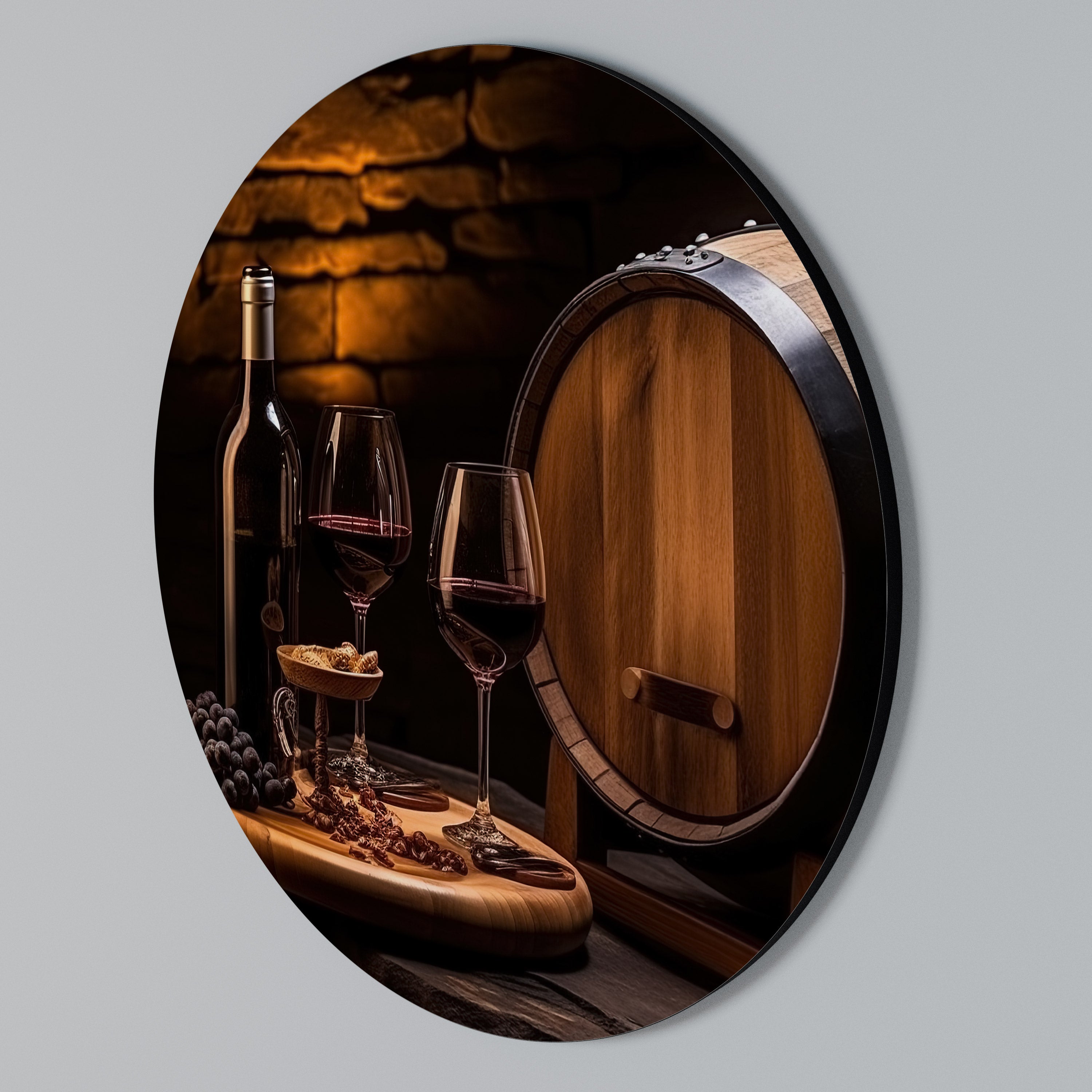 VINTAGE VIGNETTE Round Wall Art