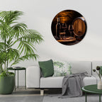 VINTAGE VIGNETTE Round Wall Art