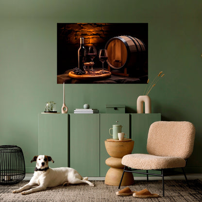 VINTAGE VIGNETTE Peel and Stick Horizontal Poster